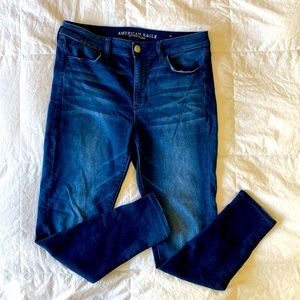 AEO Indigo Blue High-Rise Jegging